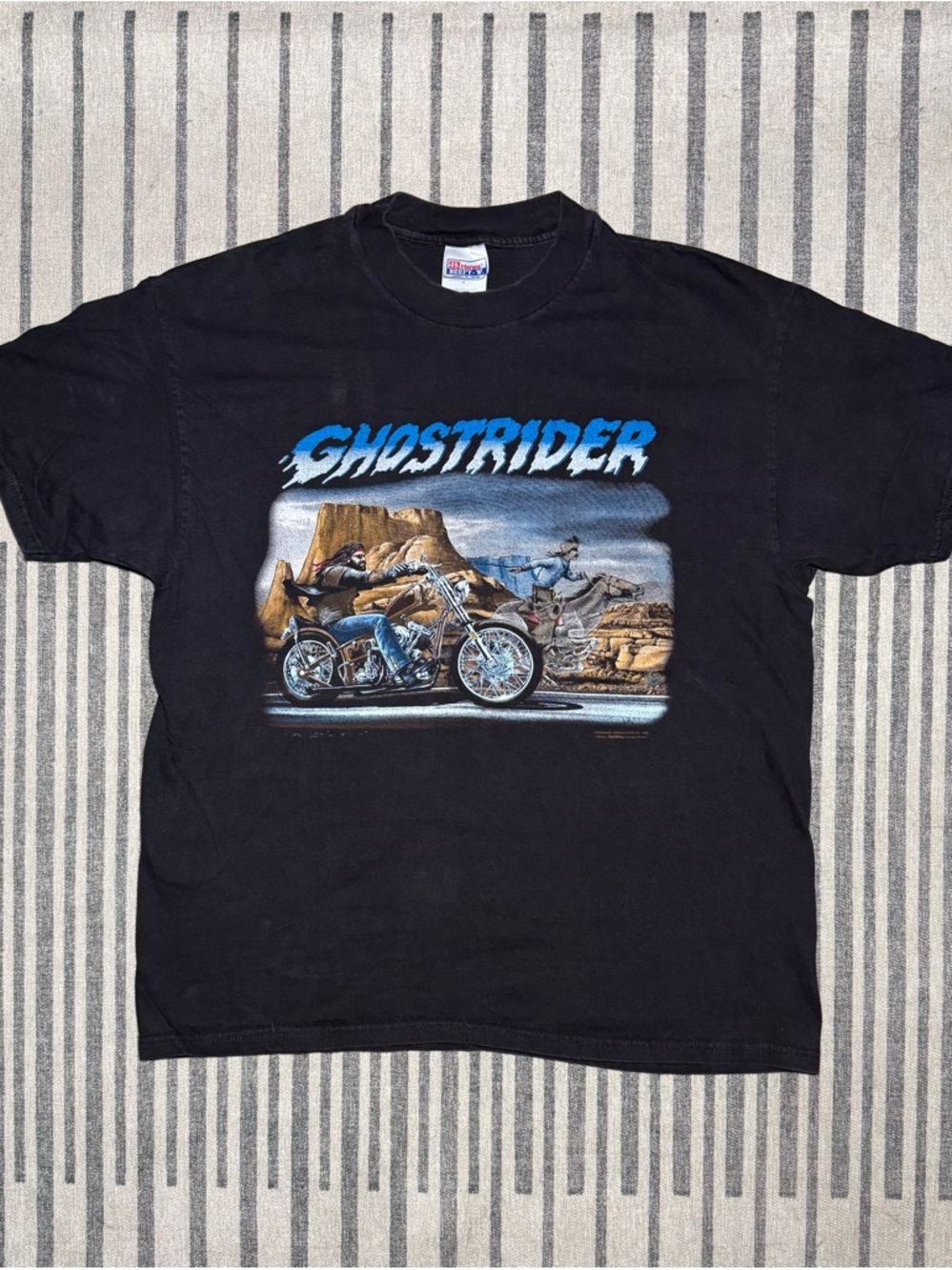 Vintage 90s Ghost Rider Motorcycle T-Shirt 🔥